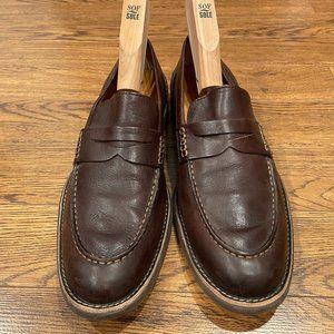 Sperry Brown Leather Penny Loafers